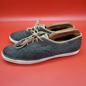 Keds Champion Classic Heather Gray Wool Women Size 10